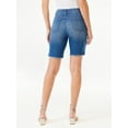 thumbnail image 3 of Sofia Jeans Women's Gabriela Bermuda Skinny Mid Rise Pull On Shorts, 3 of 6