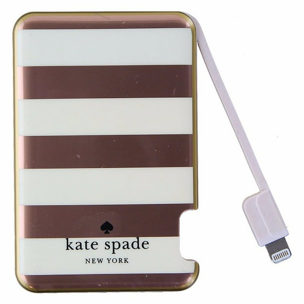 Kate Spade New York Slim Portable Charger with Lightning Cable Rose