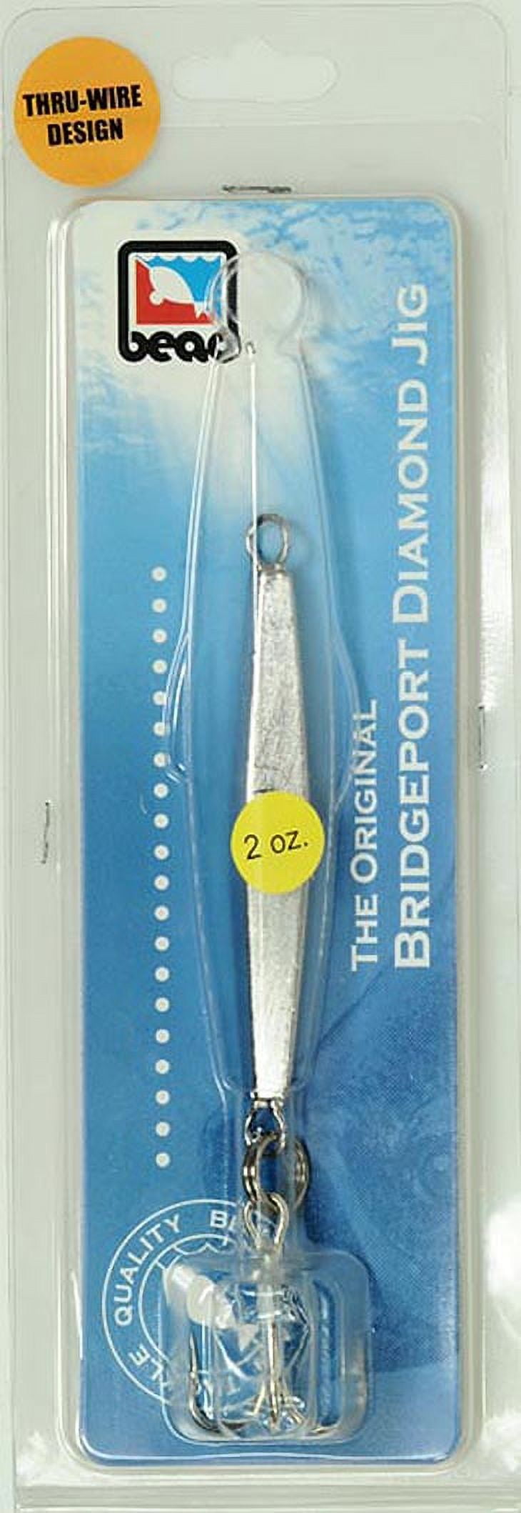 Bead Bridgeport Diamond Jig with Treble Hook, 2 oz., D23 Fishing Jig