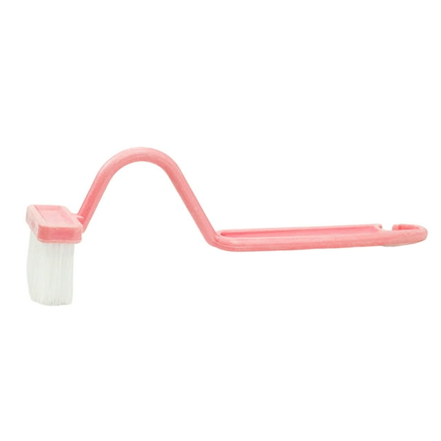 Curved Toilet Brush for Corner and Rim Cleaning with Extended Long Handle Design