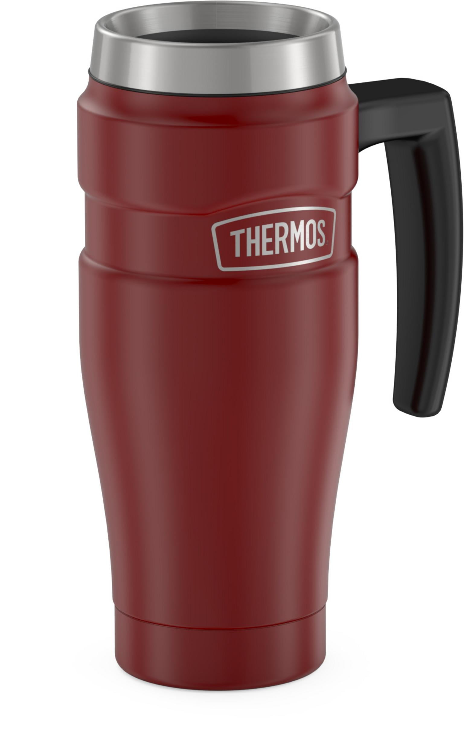 Thermos SK1005MR4 16-Ounce Stainless King Vacuum-Insulated Stainless Steel Travel Tumbler (Rustic Red)