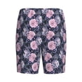 thumbnail image 4 of Yiaed Flowers for Men's Soft Sleep Pajama Short Lounging Pajama Shorts-Large, 4 of 8