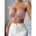 thumbnail image 3 of Thin Material Glossy Strapless Bra With Push Up, Slip Resistance, Side Support And Invisible Strap For Wedding Dress, 3 of 4
