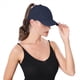 thumbnail image 1 of Gorra de Béisbol de de Caballo Alta para Mujer, Gorra Deportiva de de Secado Rápido y Rendimiento para Correr. Azul Marino Talla Única, 1 of 5