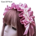 thumbnail image 2 of Tocado gótico de lolita, accesorios para el cabello de encaje para sirvienta, lindas diademas, horquillas dulces, 2 of 5