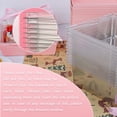 thumbnail image 6 of Pink Charcuterie Boxes with Clear Lids - Set of 50, 7x7x4 Disposable Food Containers with Lids, Bakery Boxes for Swiss Roll, Sandwich, Strawberries, Slice Cake, Cookies, 6 of 6