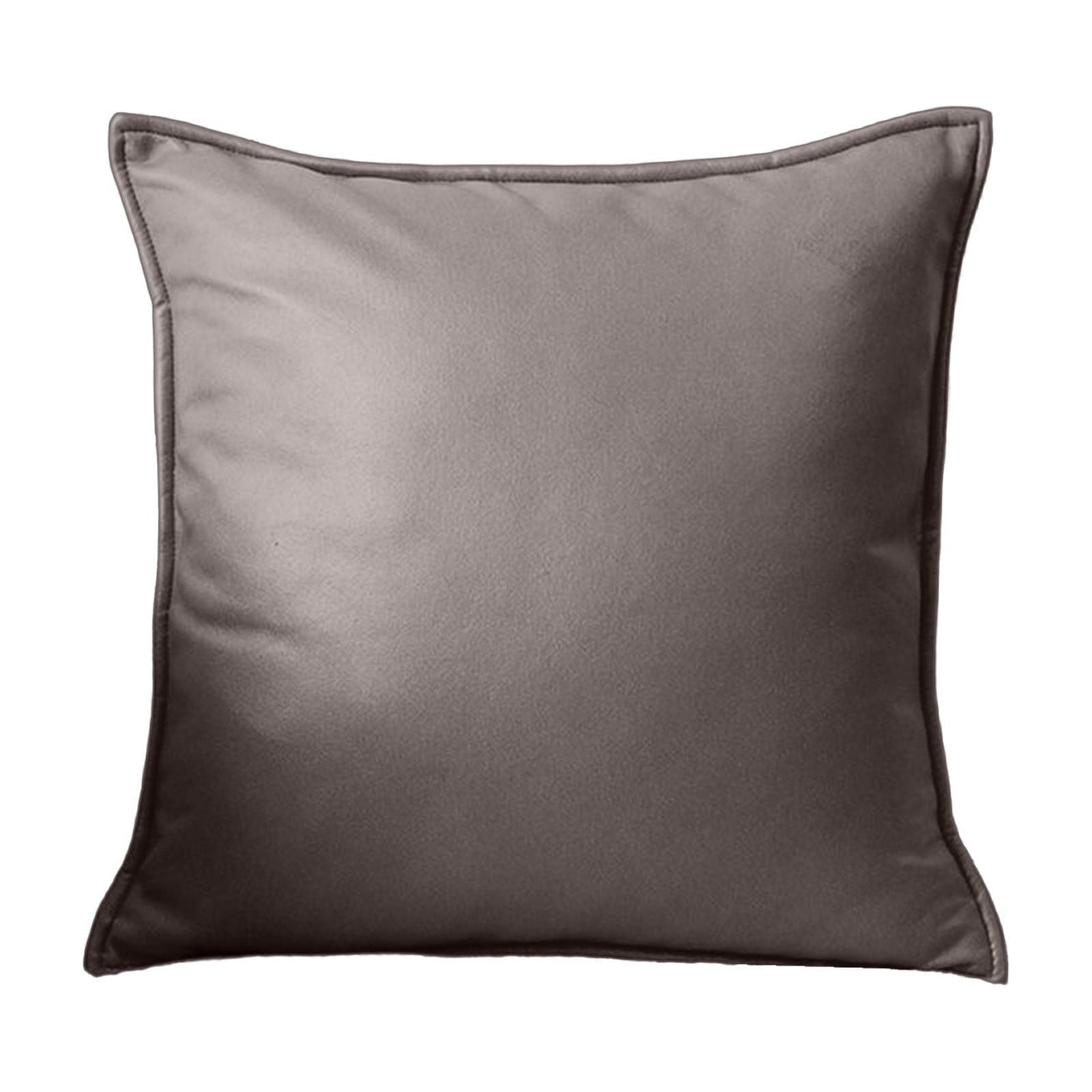 Btomtd Solid Color Sofa Pillows 18 x 18, Breathable Couch Pillows and Bed Cushions, Decorative Throw Pillows for Living Room, Bedroom or Outdoor Use, Size 18" x 18", Coffee