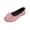 Pink, variant on Green Casual Fashionable Womens Solid Low Heel Slip On Shoes Flat Round Toe Comfy Outdoor Shoes