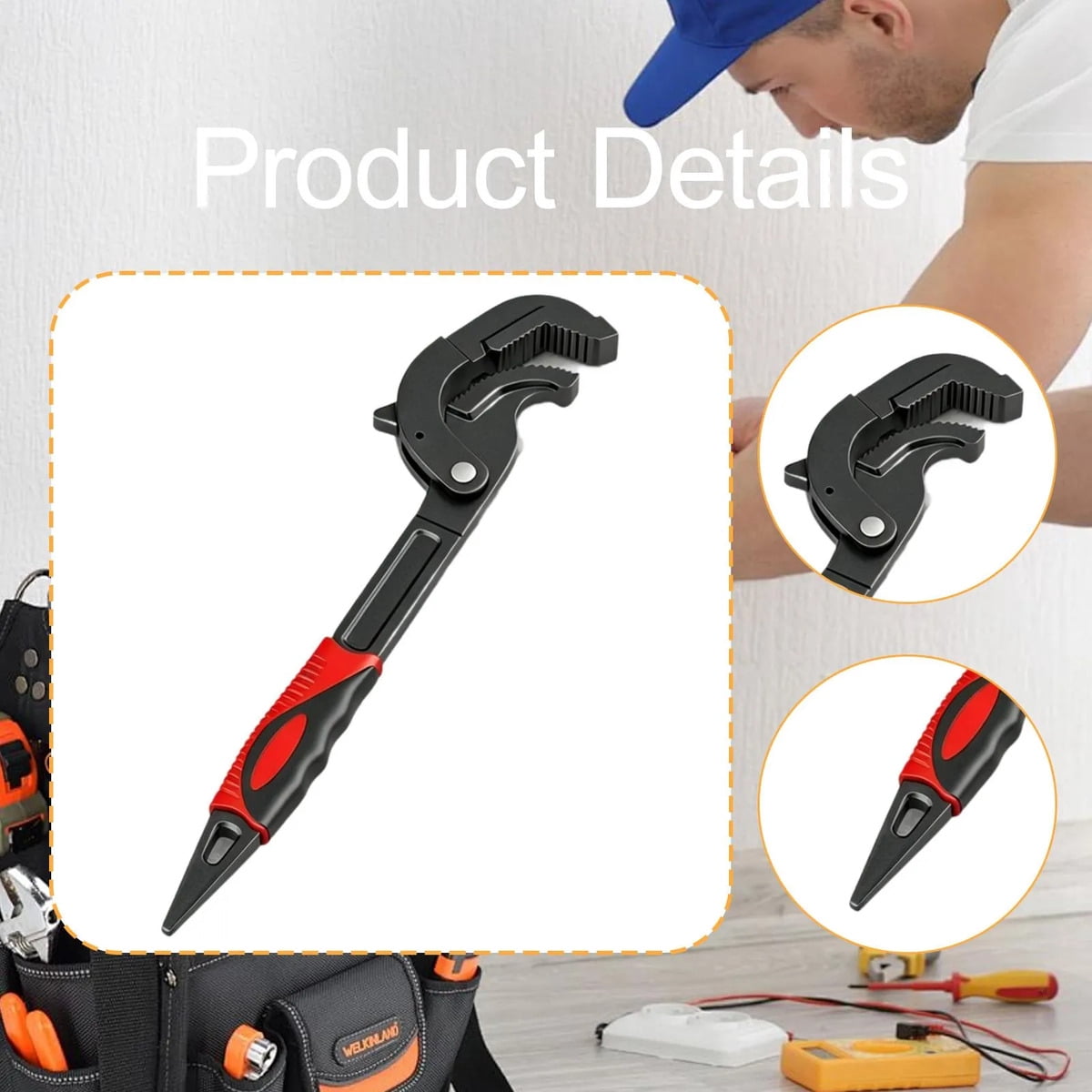 Applicable to Self-Locking Pipe Wrench, Adjustable Wrenches, L