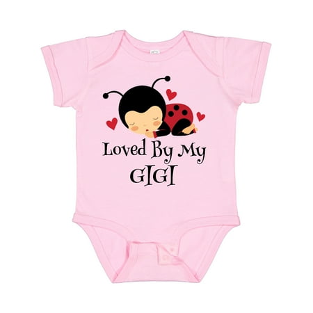 

Inktastic Loved by My Gigi Ladybug Gift Baby Boy or Baby Girl Bodysuit