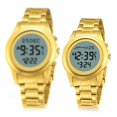 thumbnail image 1 of Azan Muslim Watch For Couple With Prayer Alarm And Automatic Qibla Direction Islamic Wrist Clock Lover Ramadan Gift 1 Piece, 1 of 5
