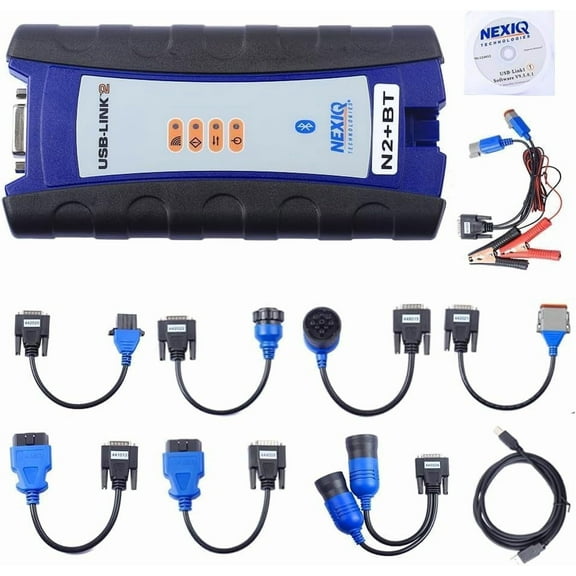 Diesel Universal Heavy Duty Truck Excavator Diagnostic Scanner Tool for  USB Link 2 Heavy Duty Truck Scanner  Diagnosis USB Link 2 Interface Adapter