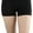 Black, variant on ToBeInStyle Women's Cotton-Spandex Blend 12" Outseam Shorts