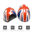 thumbnail image 3 of Pink-Union Jack Door Rear View Mirror Covers Stickers Car-styling Decoration For BMW Mini Cooper One S JCW F56 F55 Accessories Orname, 3 of 7