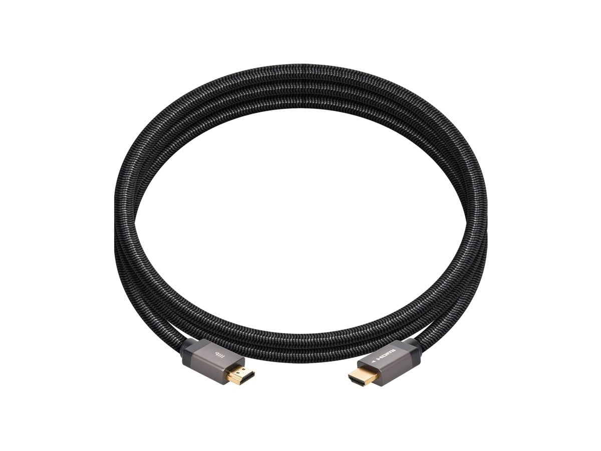 Monoprice 8K Braided HDMI 2.1 Cable - 3 Feet - Black (5 Pack) Certified Ultra High Speed, 8k@60Hz, 48Gbps, Compatible With Sony PS5 / PS5 Digital Edition / Xbox Series X & Series S and More