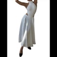 thumbnail image 2 of Faldas para Mujer, Cintura Alta, Elegantes, Midi, de Satén L, 2 of 7