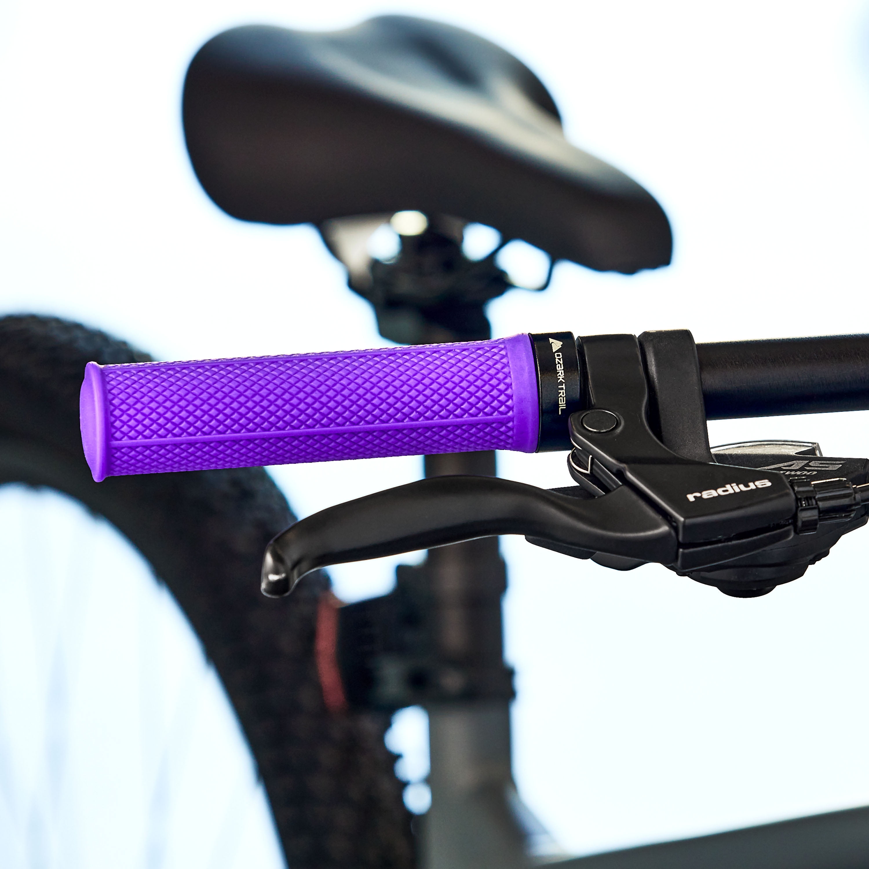 Ozark Trail Lock-on Bike Grips, Purple