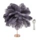 thumbnail image 1 of Lámpara de decoración romántica, lámpara de mesa de plumas de avestruz, lámpara de mesa de plumas, lámpara de noche para dormitorio, diseño de última generación Jadeshay A, 1 of 8