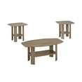 thumbnail image 1 of Juego de mesa - Juego de 3 piezas / Taupe oscuro Monarch Specialties I 7927P, 1 of 2