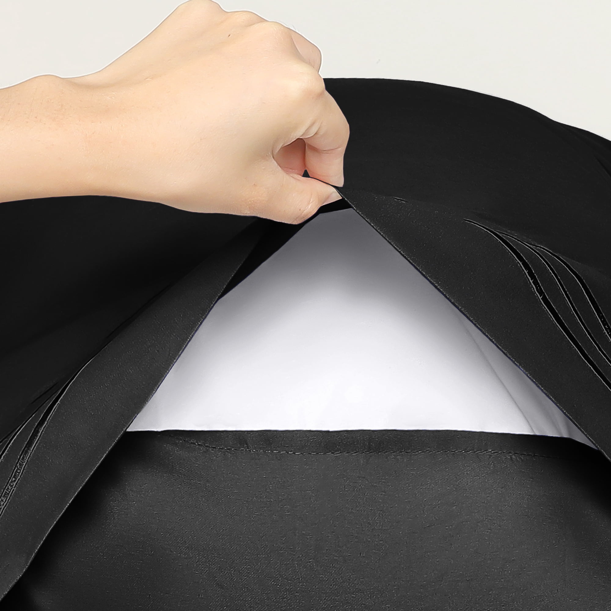 Unique Bargains 2 Pack Polyester Pillow Cases Pillow Covers Queen Black
