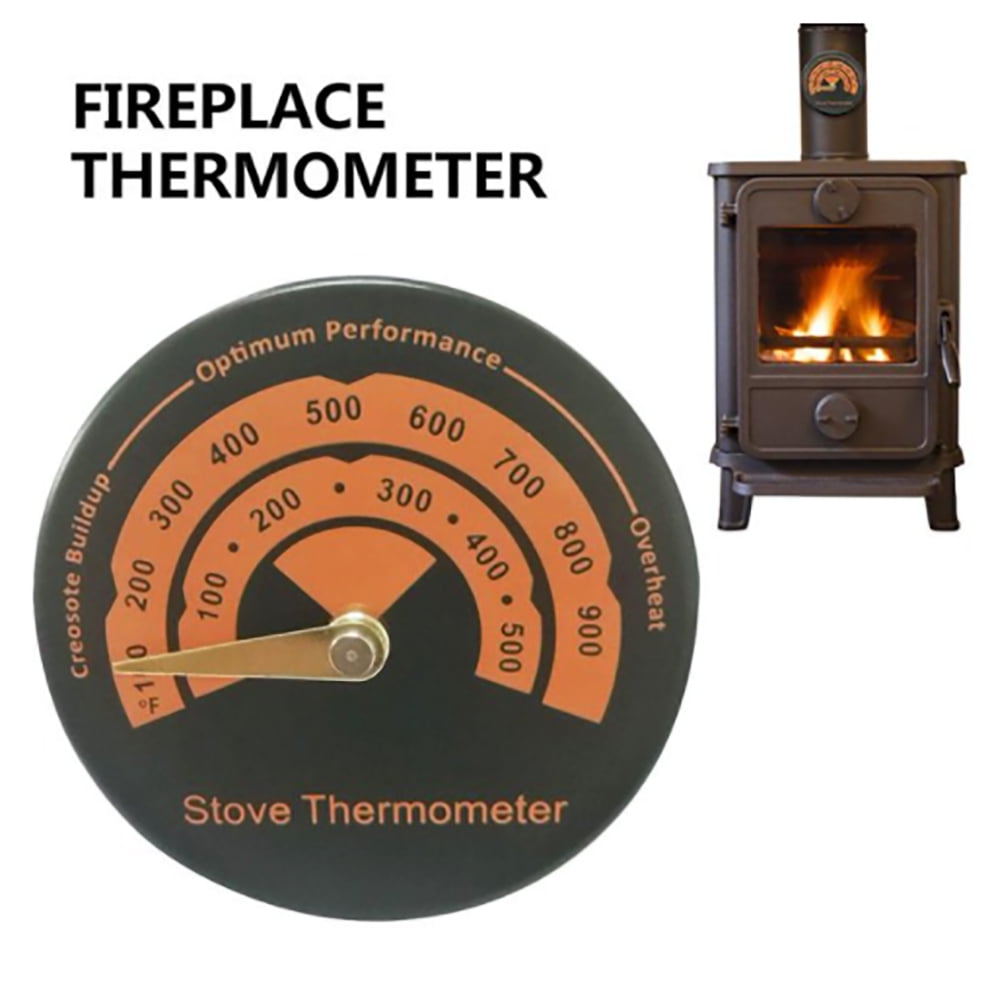 Stove-Pipe Thermometer Temperature For Log Wood Burner Fireplace Accessories 