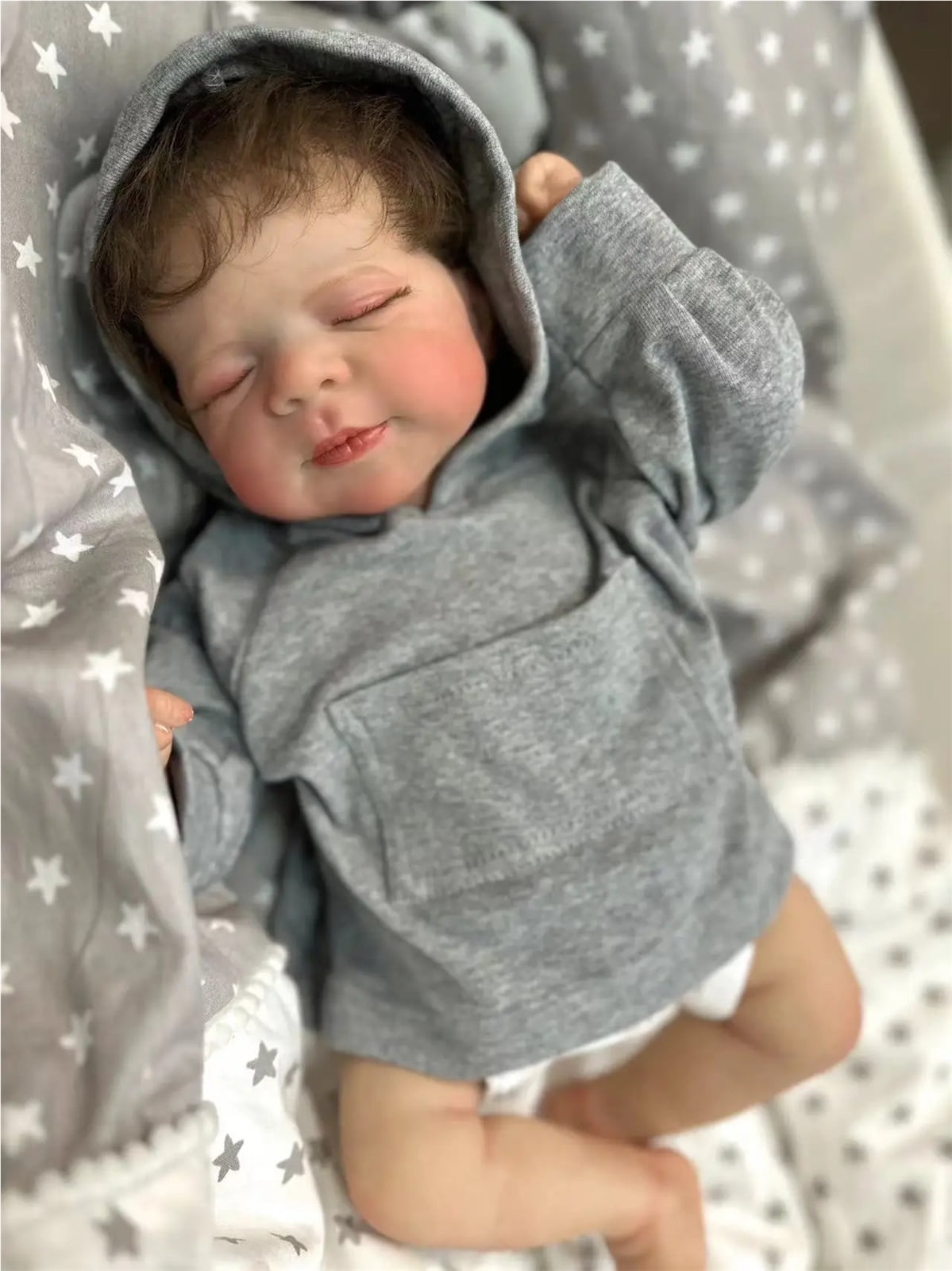45cm realistic sleeping baby dolls life size silicone baby reborn dolls silicone newborn baby