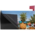 thumbnail image 3 of Coolnut Mailbox Covers Magnetic Oversize Family Pineapples Seasonal Mail Wraps for Home Outdoor Decor, 25.4"x20.78", 3 of 5
