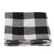 thumbnail image 4 of Bufanda para Perros Colco Mascota Toalla de Saliva Clásica Estampado de Cuadrícula Triangular Negro Blanco, 4 of 8