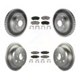 thumbnail image 1 of Transit Auto Front Rear Coated Disc Brake Rotors and Ceramic Pads Kit for Car Subaru Impreza KGC-100915, 1 of 11