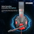 thumbnail image 4 of Seetaras SY830MVHeadset Noise Canceling Stereo Headphones Over Ear Headphones with Cool LED Lighting for Cell Phone Gaming Computer Laptop, 4 of 9