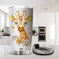 thumbnail image 4 of Athenstics Advice From A Giraffe Tumbler For Women Stainless Steel Travel Mug 20oz Jewelry Style Cute Animal Coffee Cup With Inspirational Saying Giraffe Gifts For Giraffe Lovers, 4 of 6