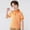 Orange, variant on Toddler Boys Girls Short Sleeve Summer Casual Striped Gentleman Tops Holiday Shirts T Shirt Toddler Boys Easter Theme Button-Up Shirts Size 5-6 Years