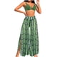 thumbnail image 2 of Trajes de baño para mujer, trajes de baño para mujer, conjuntos de bikini de cintura alta para mujer, trajes de baño de dos piezas con cordón ajustable y bloques de color, conjunto de traje de baño pa, 2 of 3