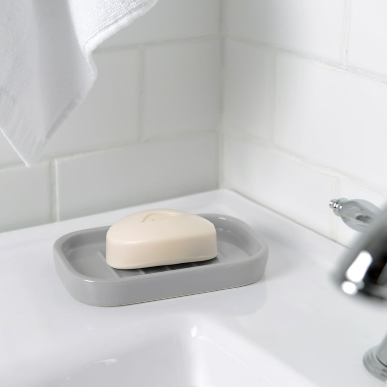White Ceramic Soap Dish