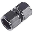 thumbnail image 3 of JEGS 110325 Swivel Coupler Fitting Straight -12 AN Female Aluminum Black Anodize, 3 of 4