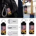 thumbnail image 7 of Uorisanigo American Flag Sunflower 10 Pieces Auto Accessories Set with Comfortable Car Seat Covers and Steering Wheel Cover Car Seat Belt Cover Auto Water Cup Pad Suitable for Cars SUVs, 7 of 7