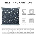 thumbnail image 5 of Girly Rose Gold Glitter Confetti Polka Dots Throw Pillow Cover Circle Spotted Modern Luxury Round Fall Regular Repeat Chic Marble Pink Pillow Case  Decorative Men Women Boy Girl Room, 5 of 5