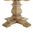 thumbnail image 3 of Modway Table à Manger Ronde Moderne en Pin de 59 Pouces en Brun, 3 of 7