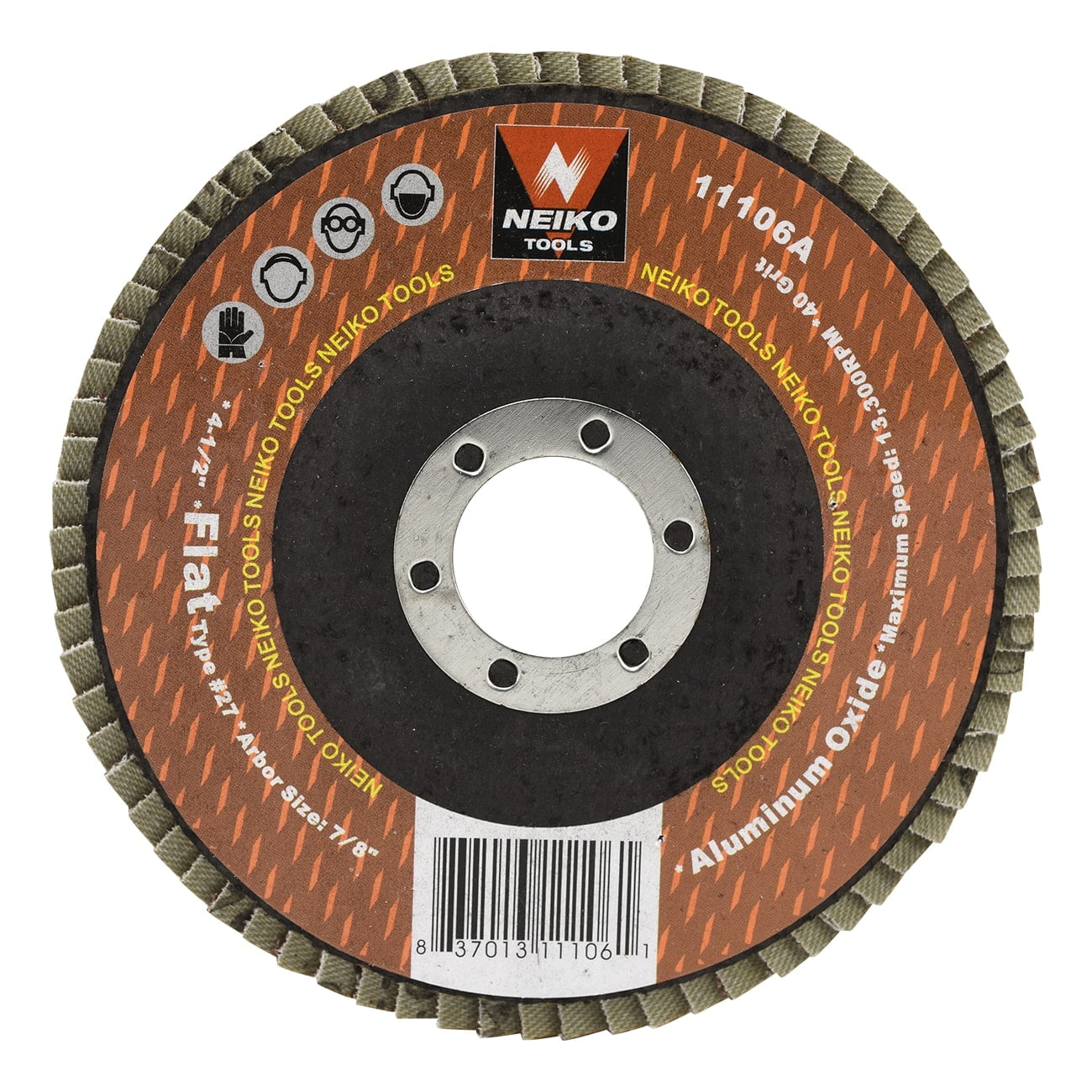 10x 5/" x 7//8/" Arbor ALUMINUM OXIDE Flap Disc 40 GRIT Grinding Wheel Flap Disc
