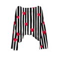 thumbnail image 4 of Craaazy Women's Long Sleeve Valentines Shirts Love Heart Crewneck Casual Loose Tops Gifts, 4 of 5