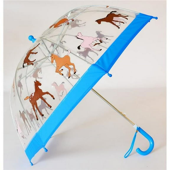 Foxfire FOX-622-24 Childrens Clear Blue Pony Umbrella - Size 1