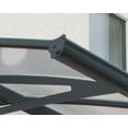 thumbnail image 6 of Palram - Canopia Amsterdam 2230 7' x 5' Acrylic/Galvanized Steel Awning - Gray/Clear, 6 of 7