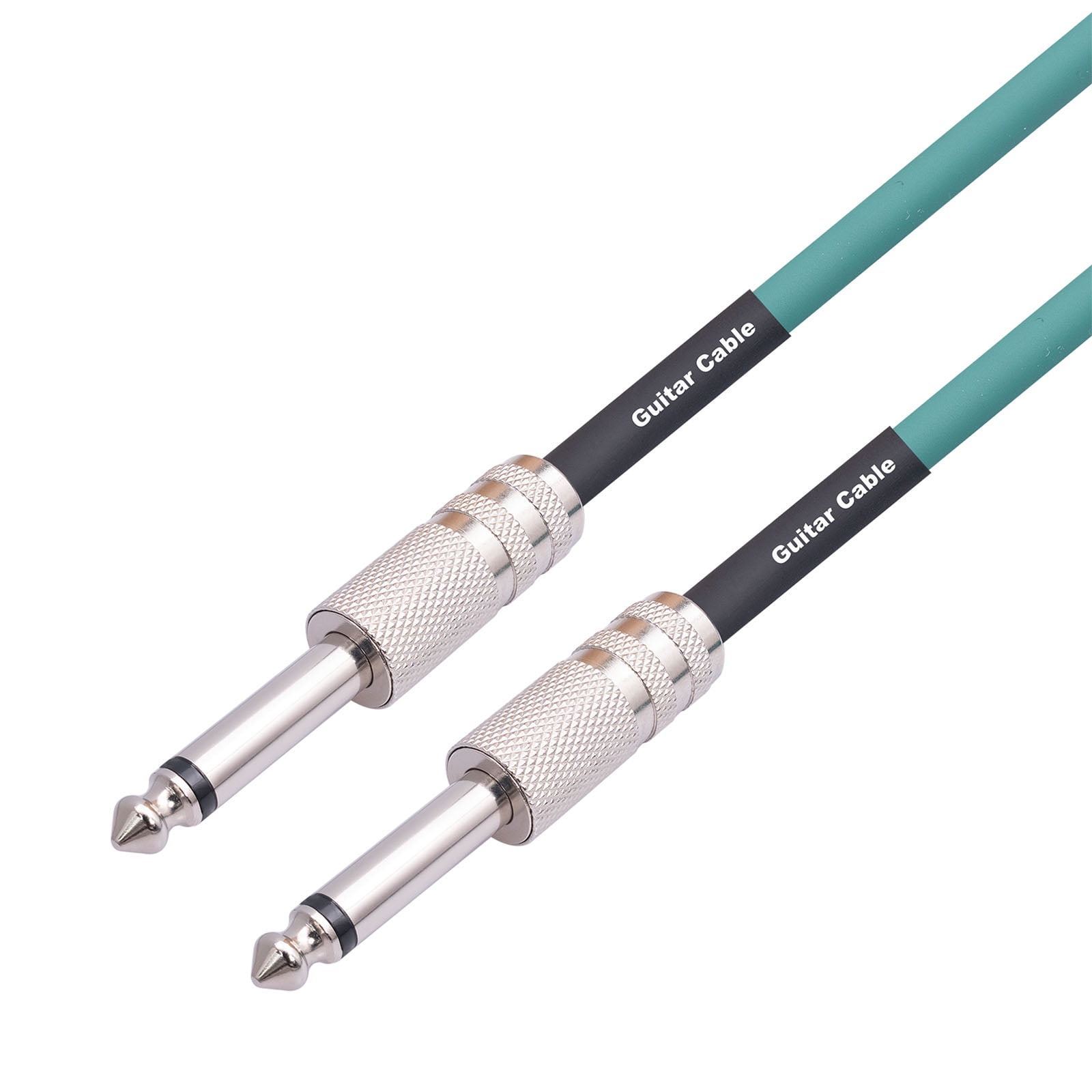6.35mm 1/4" Mono Cable for Electric Guitar, Electronic Drum Pad, Electric Bass Effective Interference Rejection