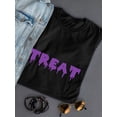 thumbnail image 3 of Treat Women Black T-Shirt, Female Medium, 3 of 4