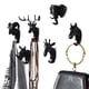 thumbnail image 3 of TRKIYQC Colgador de Ropa para casa, Gancho Decorativo con Forma de Cabeza de Animales en Oro/Negro/Blanco para Pasillo, Vestuario, Armario TRKIYQC casual, 3 of 4