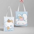 thumbnail image 3 of Sanrio-Bolso de lona con dibujos animados, bolsa de 36x39cm, Cinnamoroll, My Melody, Anime, periférico, para estudiante, 3 of 4