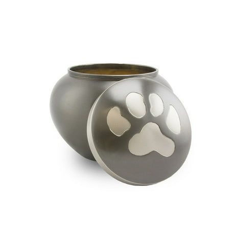 Medium Gray Slate - Medium Odyssey Pet Urns - Slate - Grey Brass 70 Pounds Medium