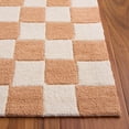 thumbnail image 4 of SAFAVIEH Ebony Camille Checkered Area Rug, Rust/Ivory, 6' x 6' Square, 4 of 11