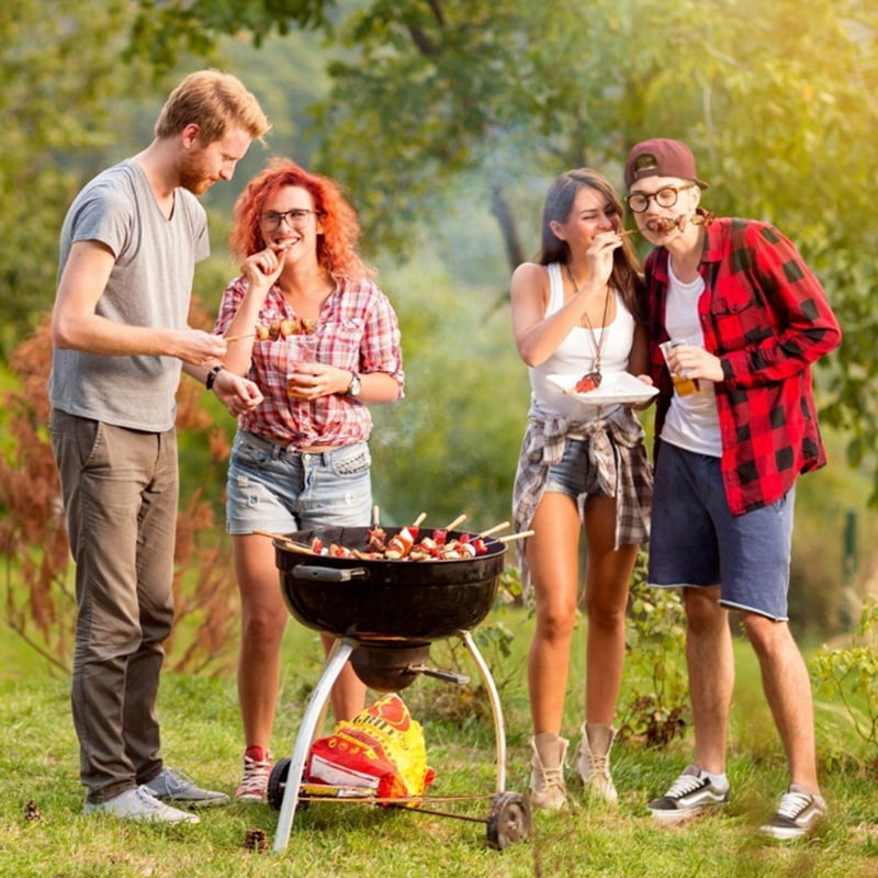 Rechargeable Barbecue Brush Motorized Cleaner Camping Grill Grate Remover Grill Cleaning Brush