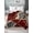 Red, variant on Twin Flat Sheet Only Sage Green Wildflower Herb Soft Microfiber Cooling Bedding Sheets Spring Pastoral Floral Flat Bed Sheet